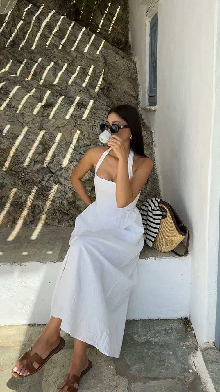 Caden Maxi Dress White