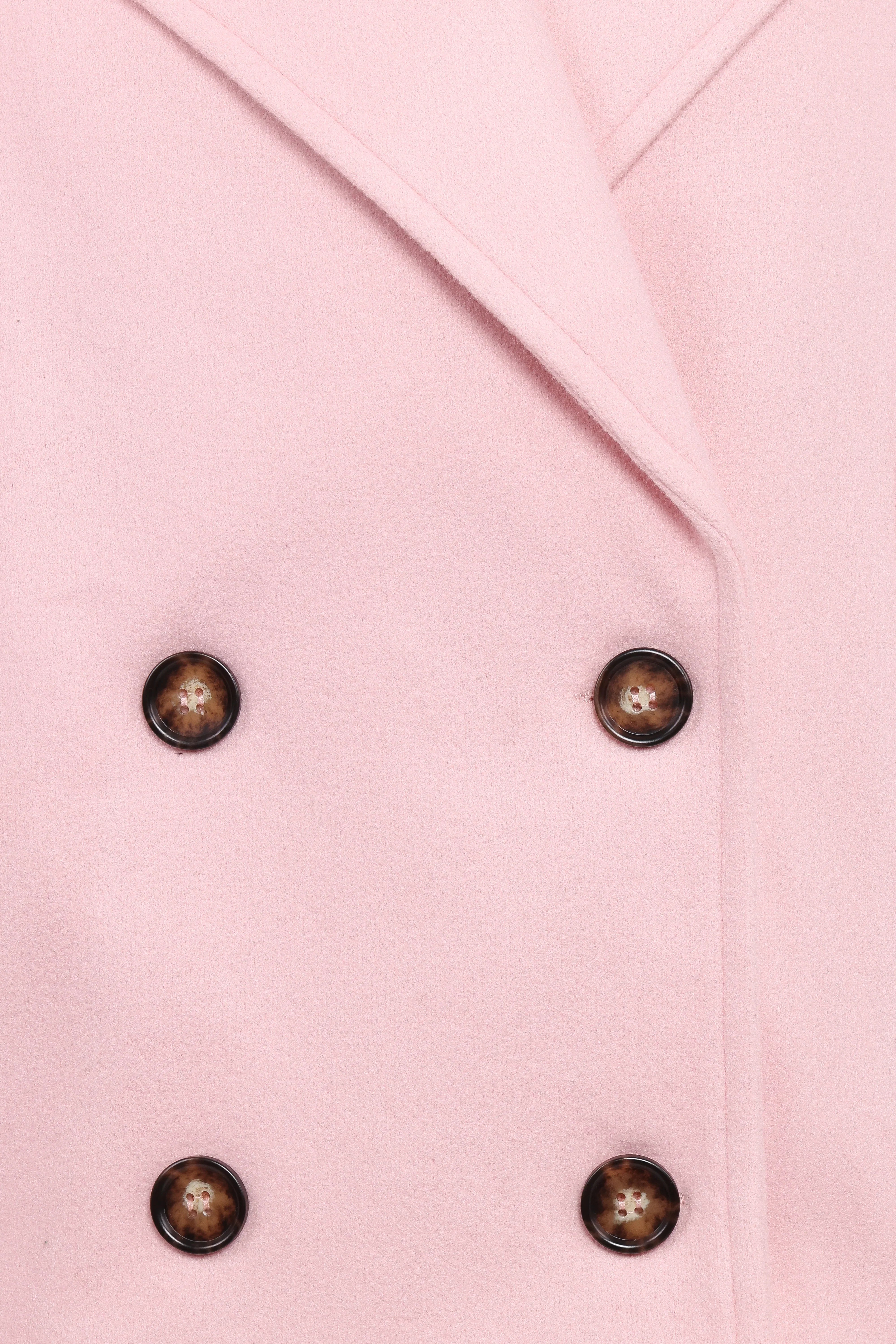 Lindy Cropped Coat Baby Pink