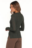 Delphine Top Dark Green