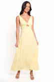 Archer Midi Dress Butter Yellow