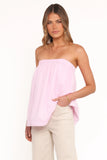 Cadhla Strapless Top Pink