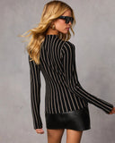 Sienna Ease Pinstripe Top