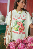 Guavas Graphic Tee Pale Yellow