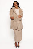 Meeka Faux Fur Jacket Beige