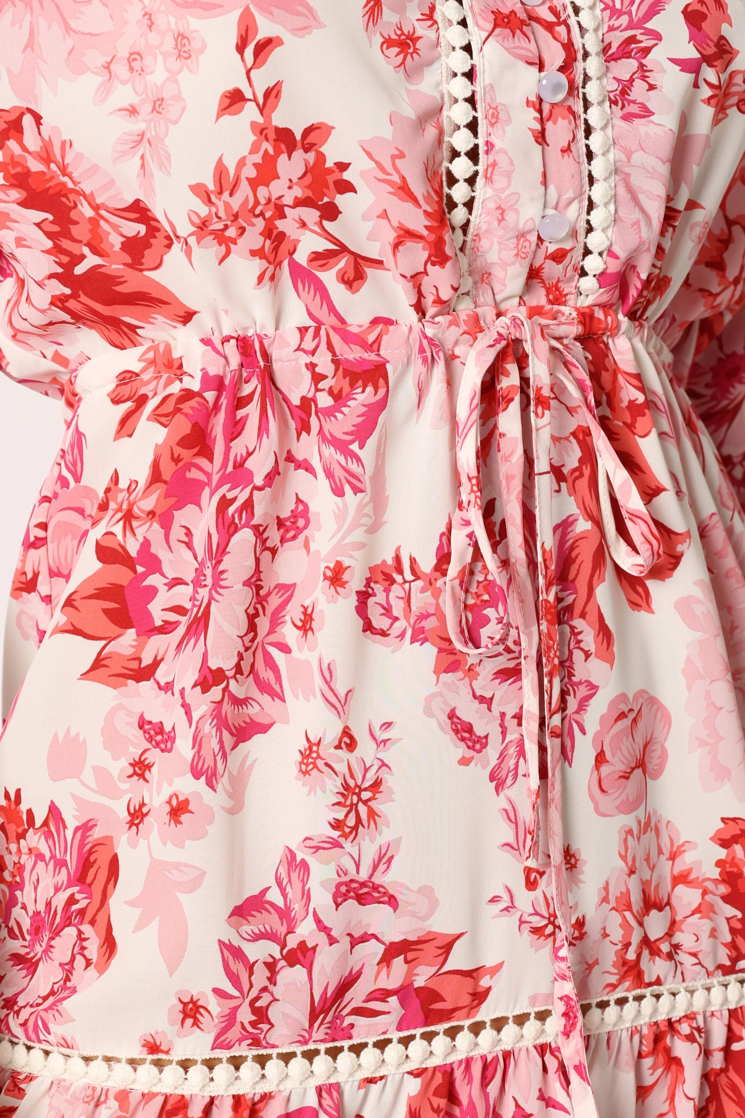 Sienna Long Sleeve Mini Dress Pink
