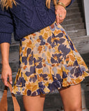Briar Floral Ruffle Mini Skort