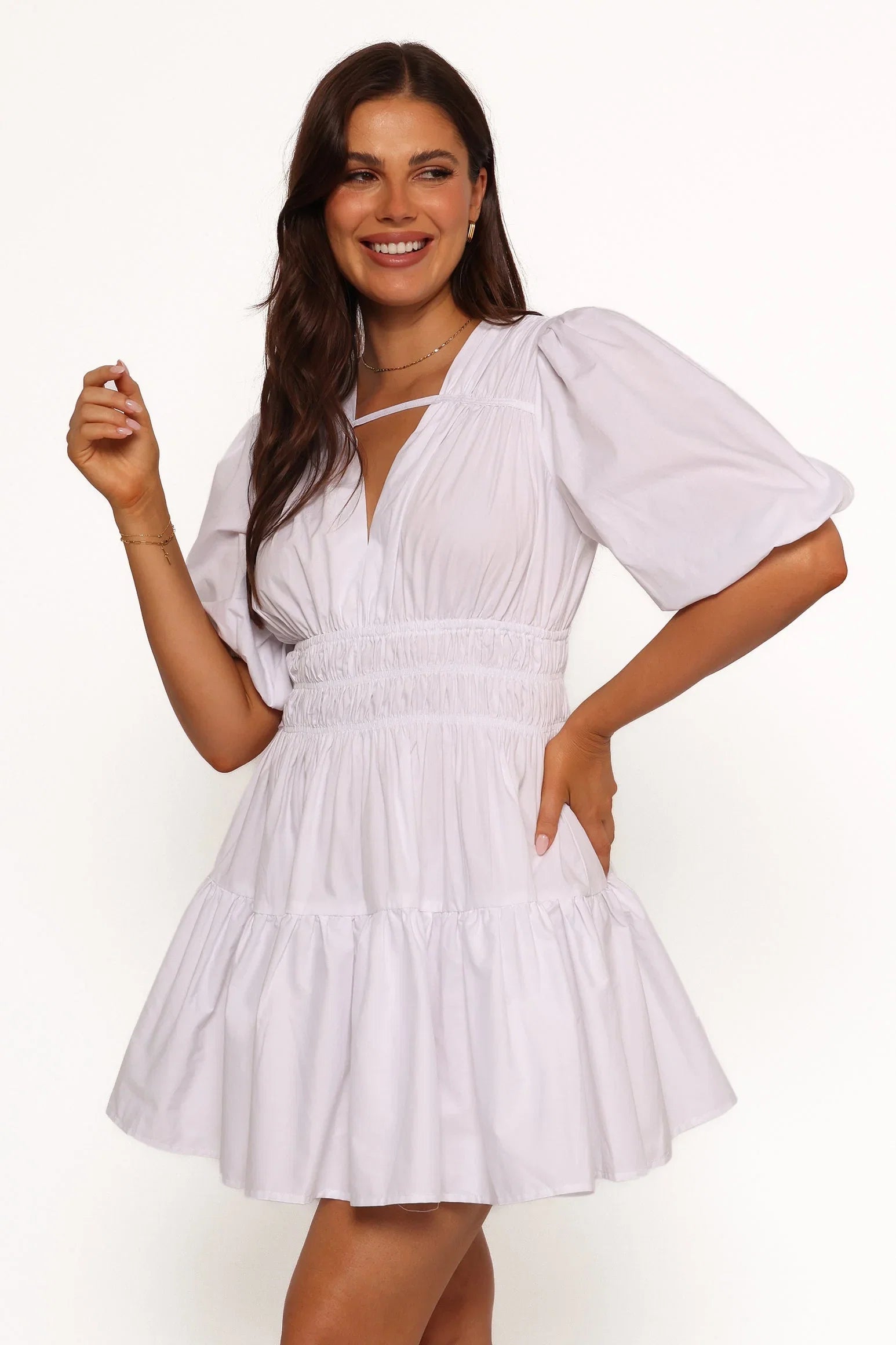 Alessia Mini Dress White