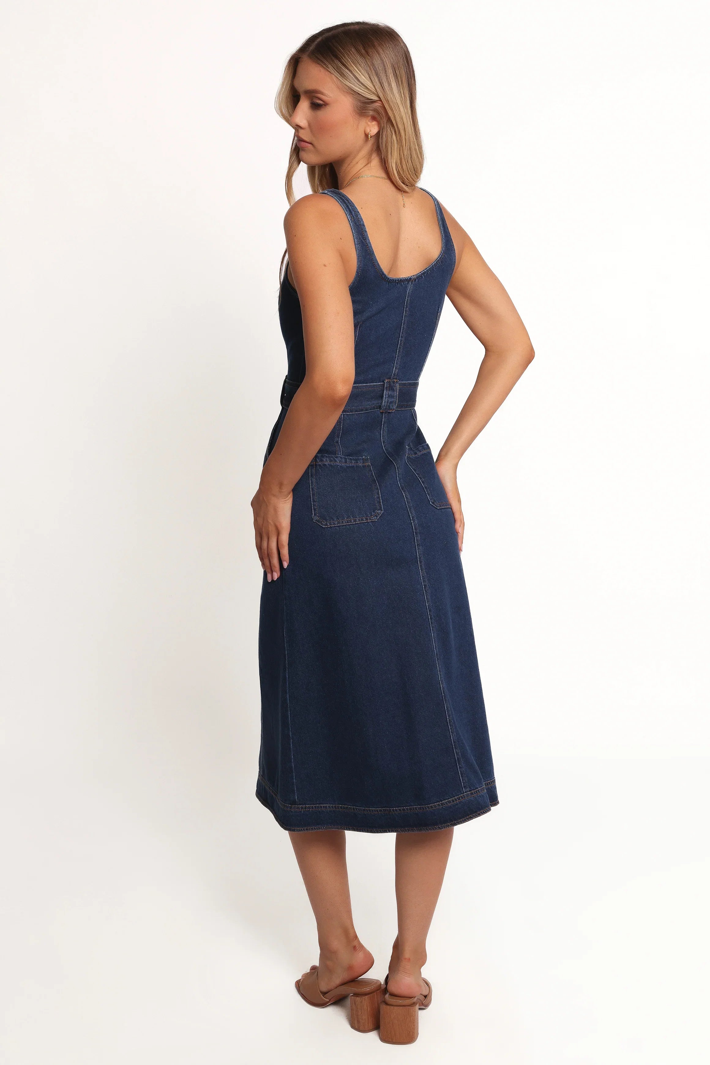 Carys Midi Dress Denim