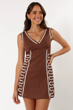 Alexa Mini Dress Chocolate