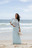 Kinnie Knit Skirt Set Light Blue
