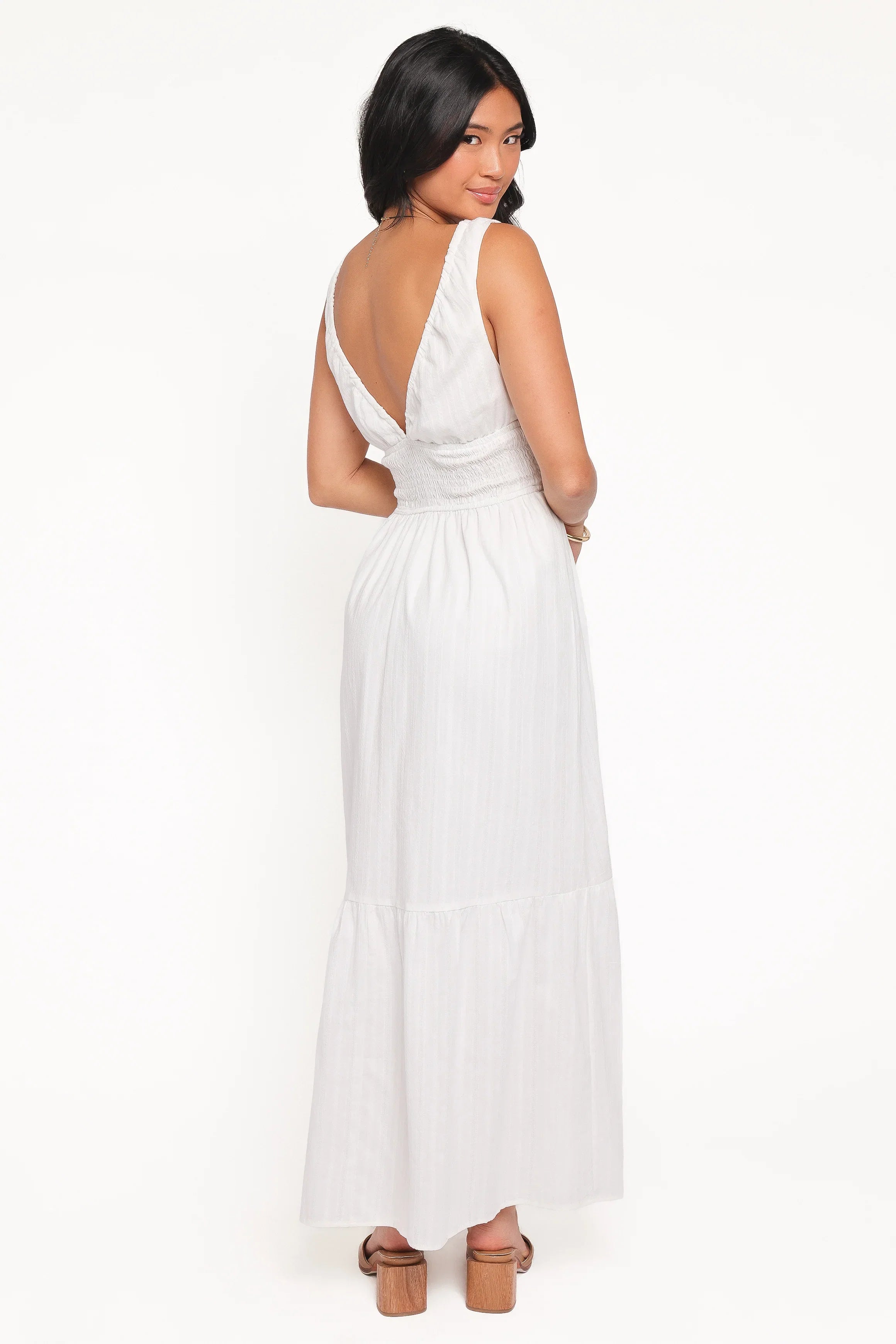 Kayden Maxi Dress White