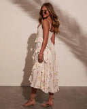 Lenia Ruffled Floral Tunic Top