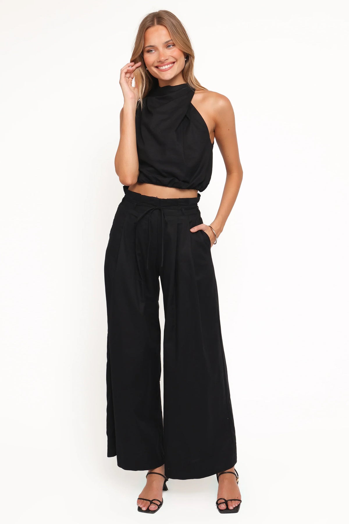 Althea Pant Set Black