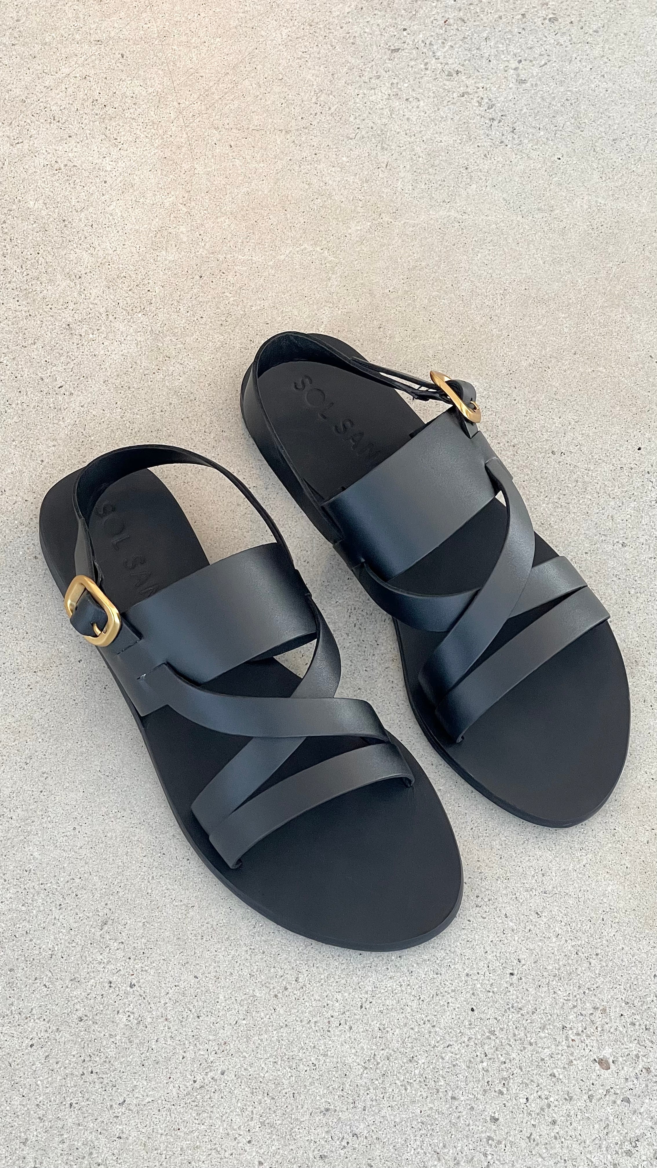 Sol Sana Palermo Sandal Black