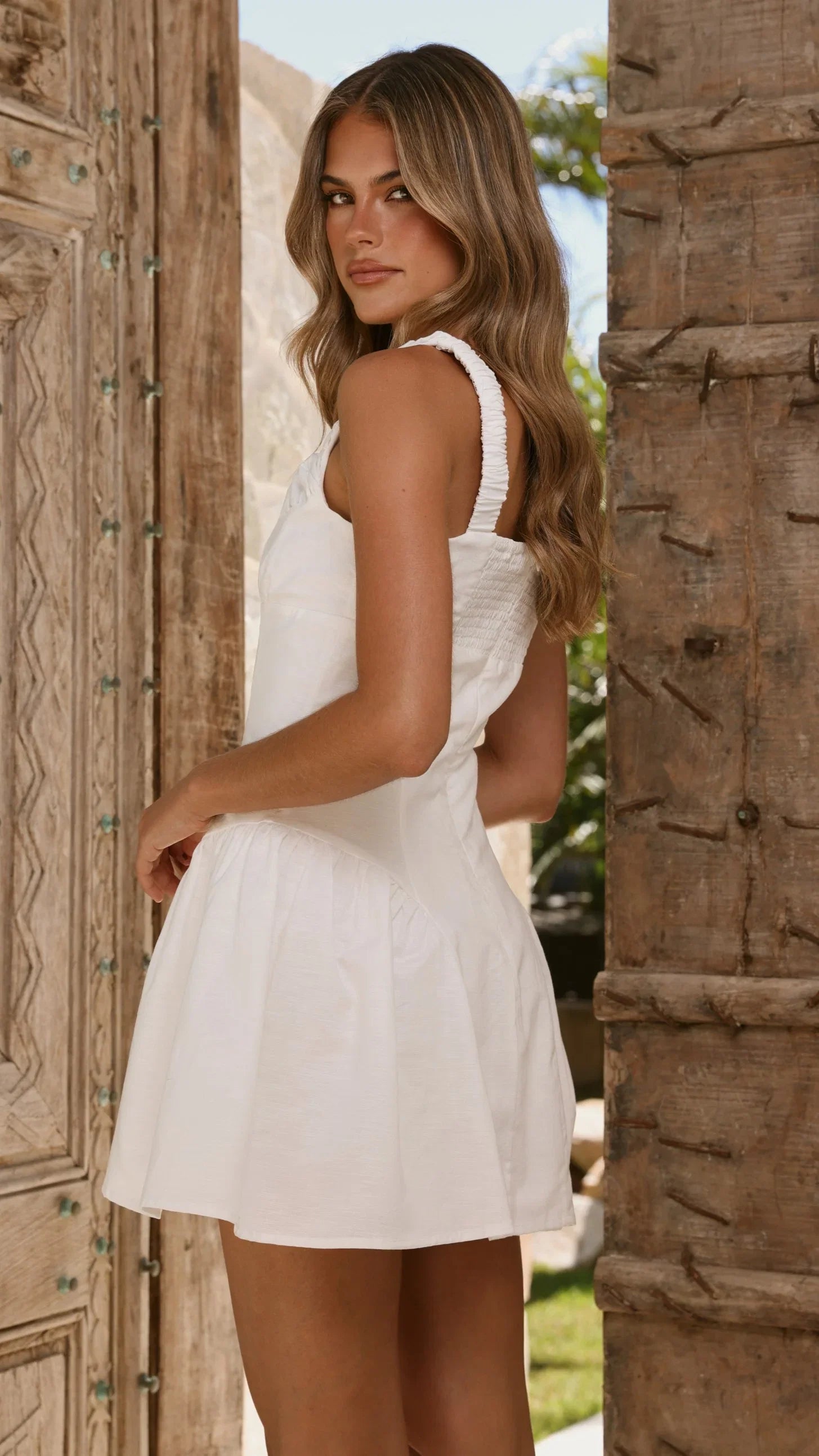 Joy Mini Dress White