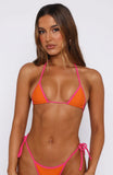 Inka Micro Bikini Top Orange Watermelon