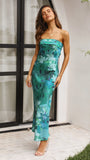 Miya Maxi Dress Green Print