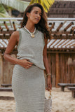 Arella Knit Top Sage Cream