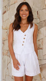 Hakulani Vest White