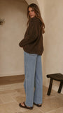 Kouvr Knit Sweater Brown