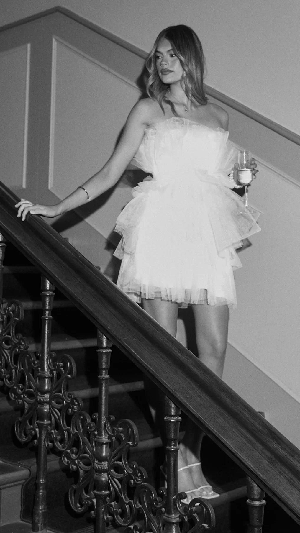 Carrie Mini Dress White