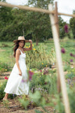 Kinslee Midi Dress White
