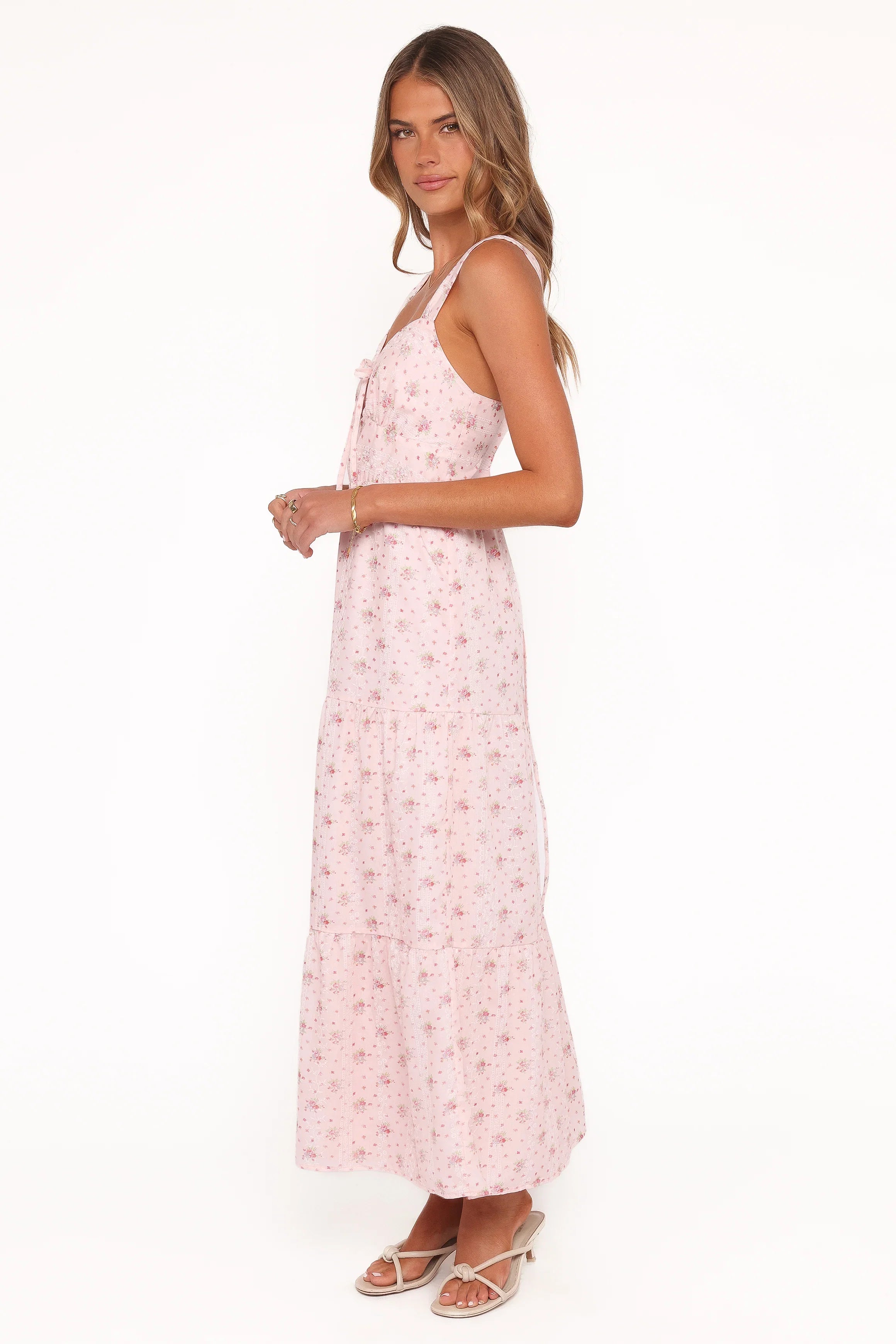 Kendra Maxi Dress Pink Floral