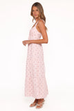 Kendra Maxi Dress Pink Floral
