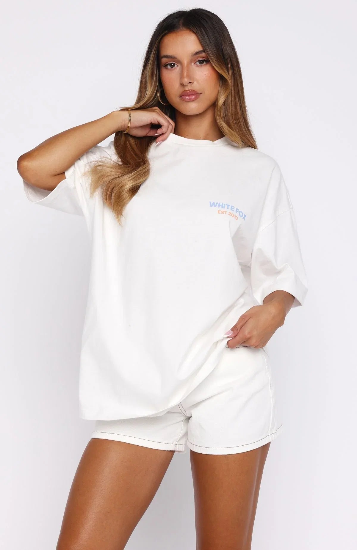 Care For You Oversized Tee White