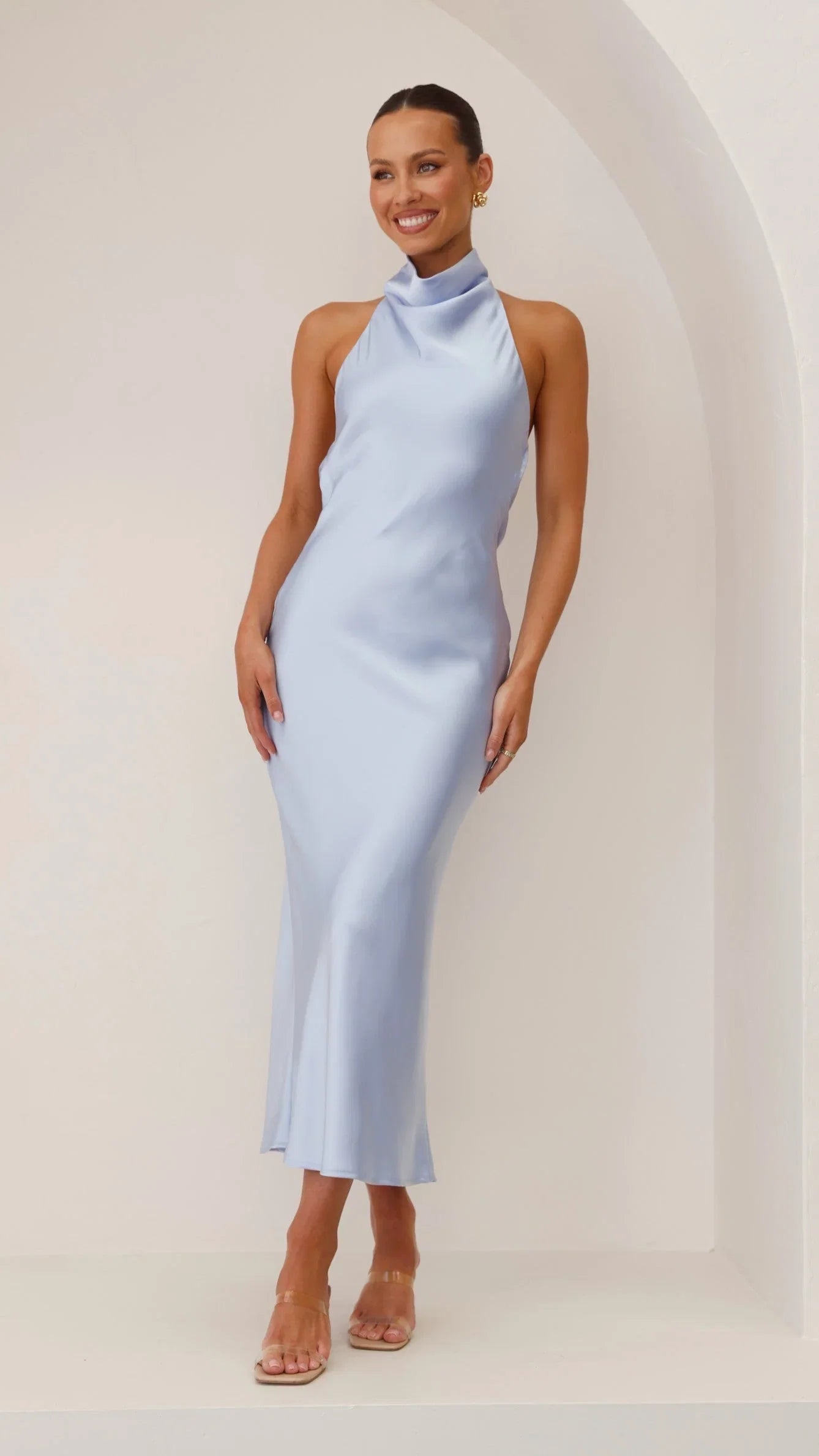 Rina Midi Dress Blue Bell