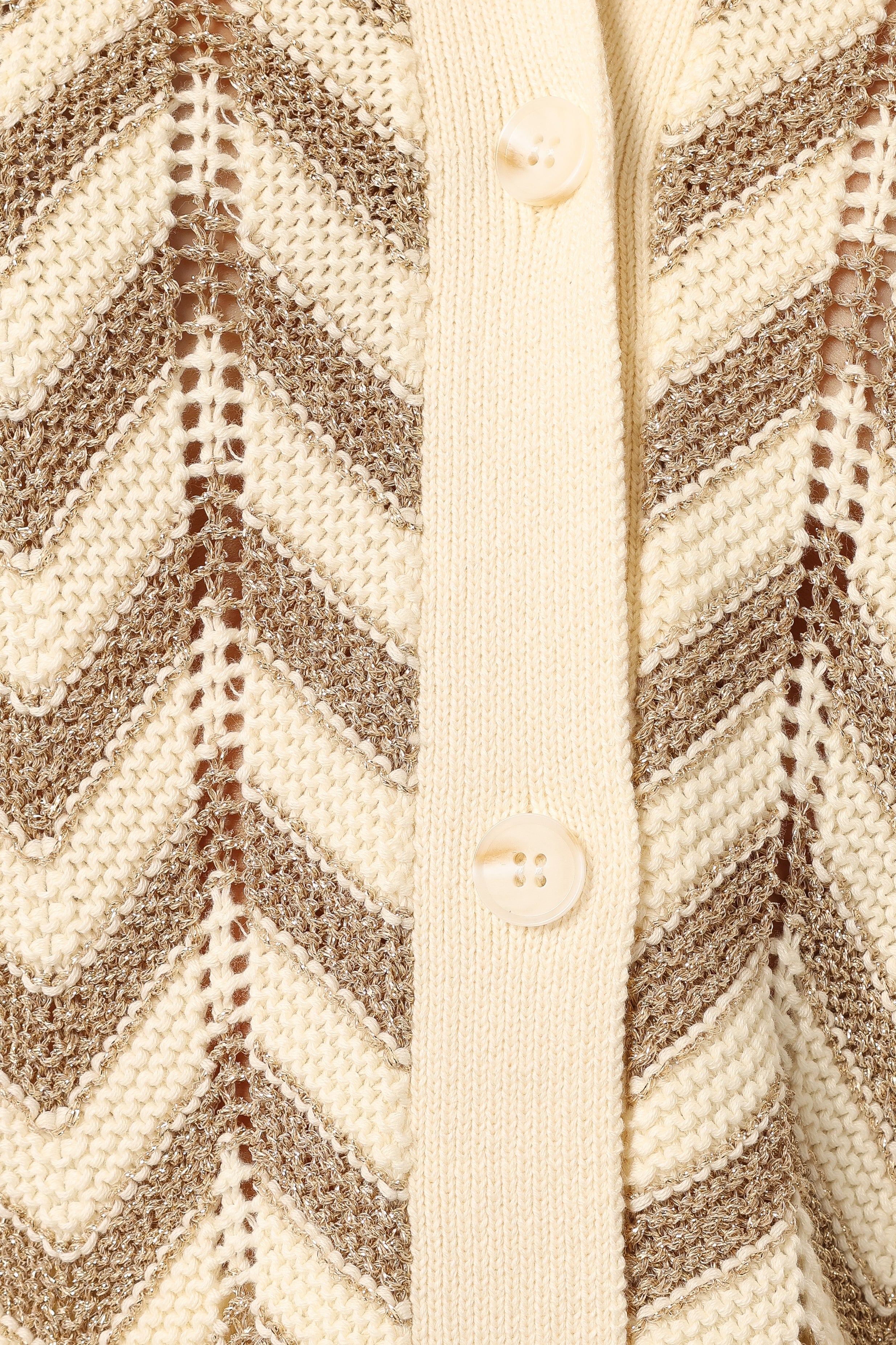 Cherie Knit Shirt Gold White