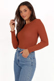 Kya Knit Top Rust