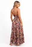 Benson Maxi Dress Dark Green Multi
