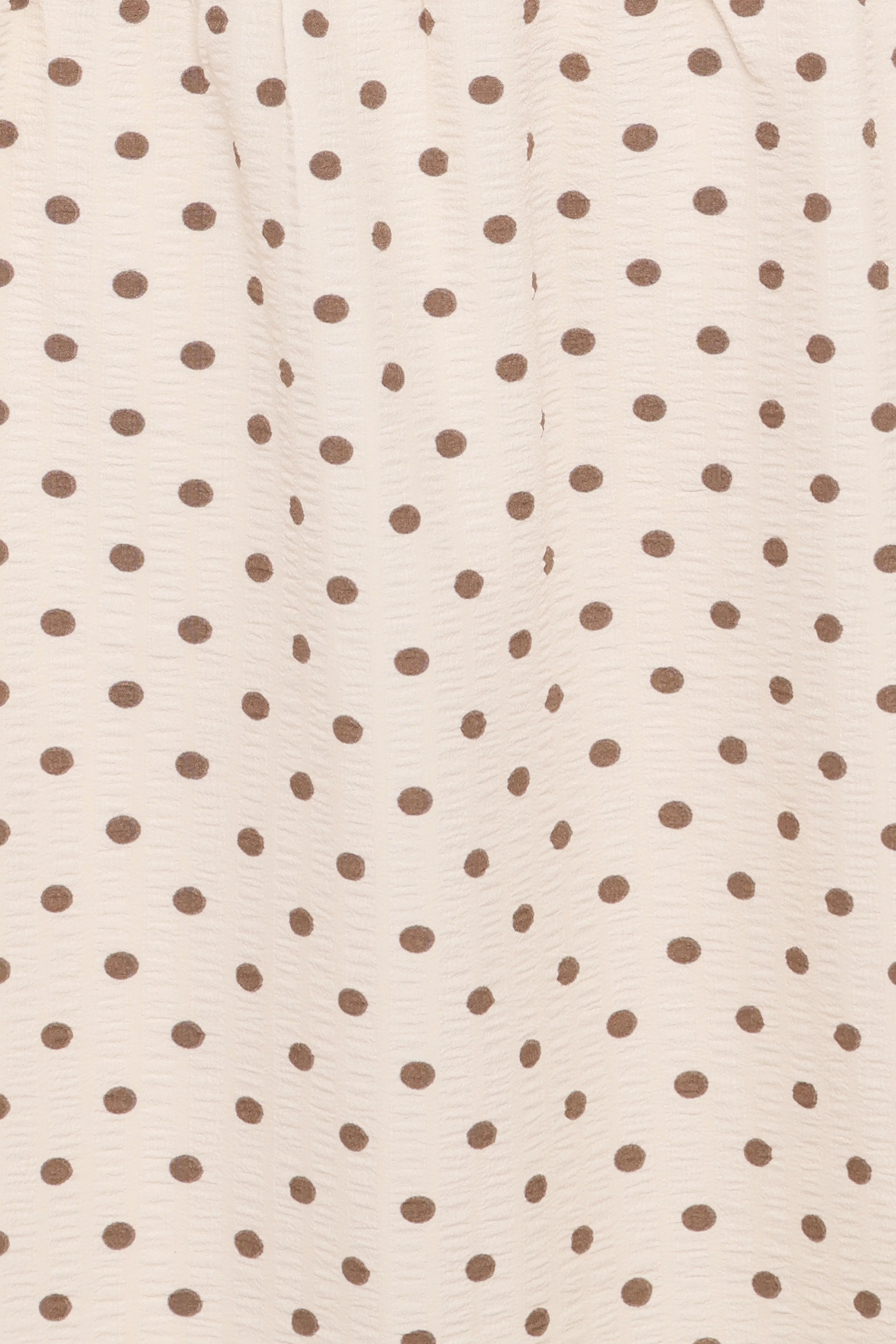 Sophina Midi Dress Brown Polka Dot