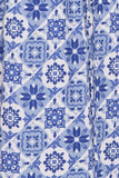Aster Maxi Dress Blue Tile