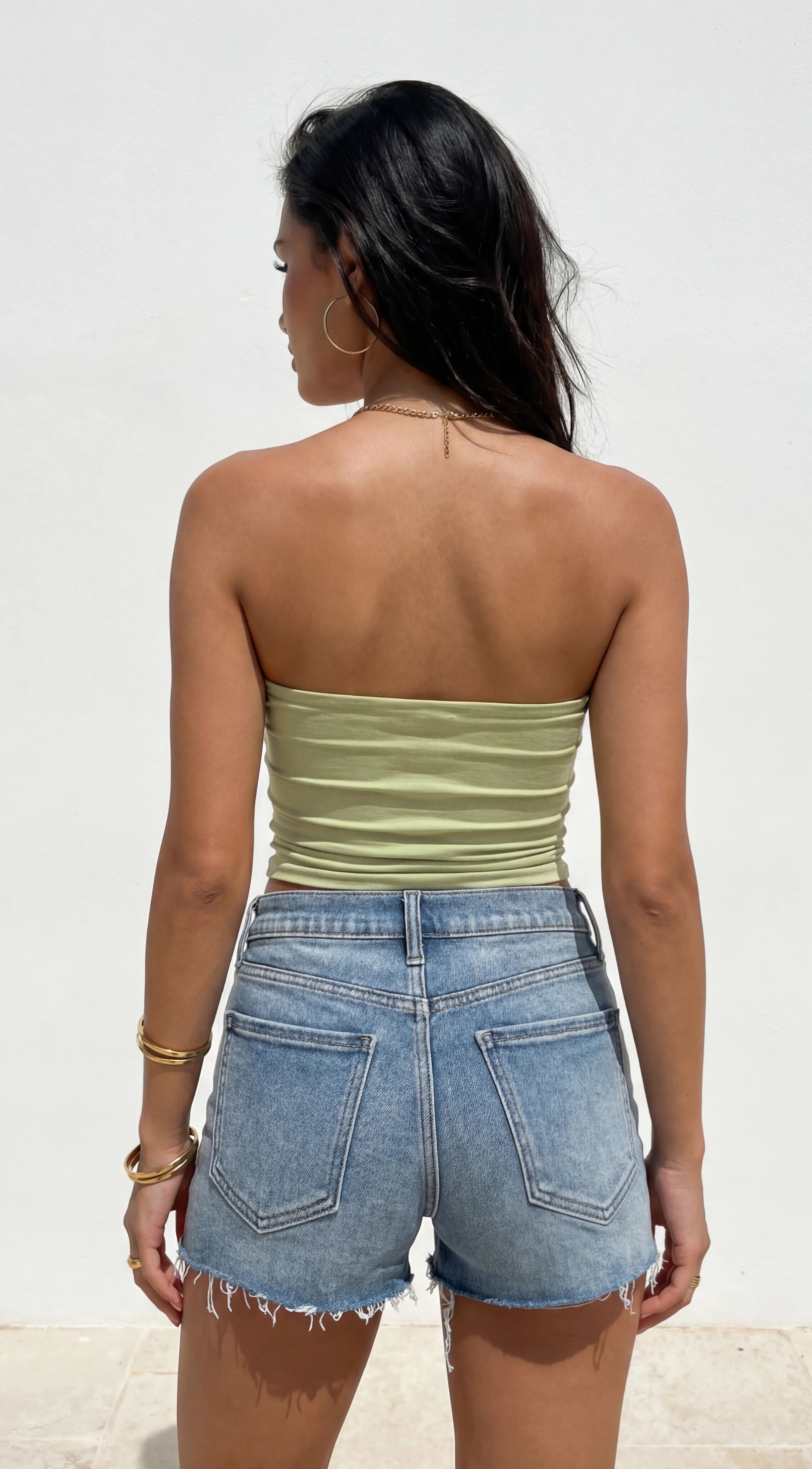 Mila Tube Top Green