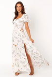 Franklin Maxi Dress White Floral