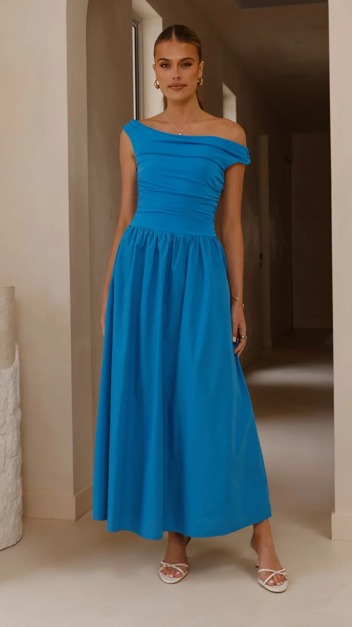 Immy Midi Dress Blue