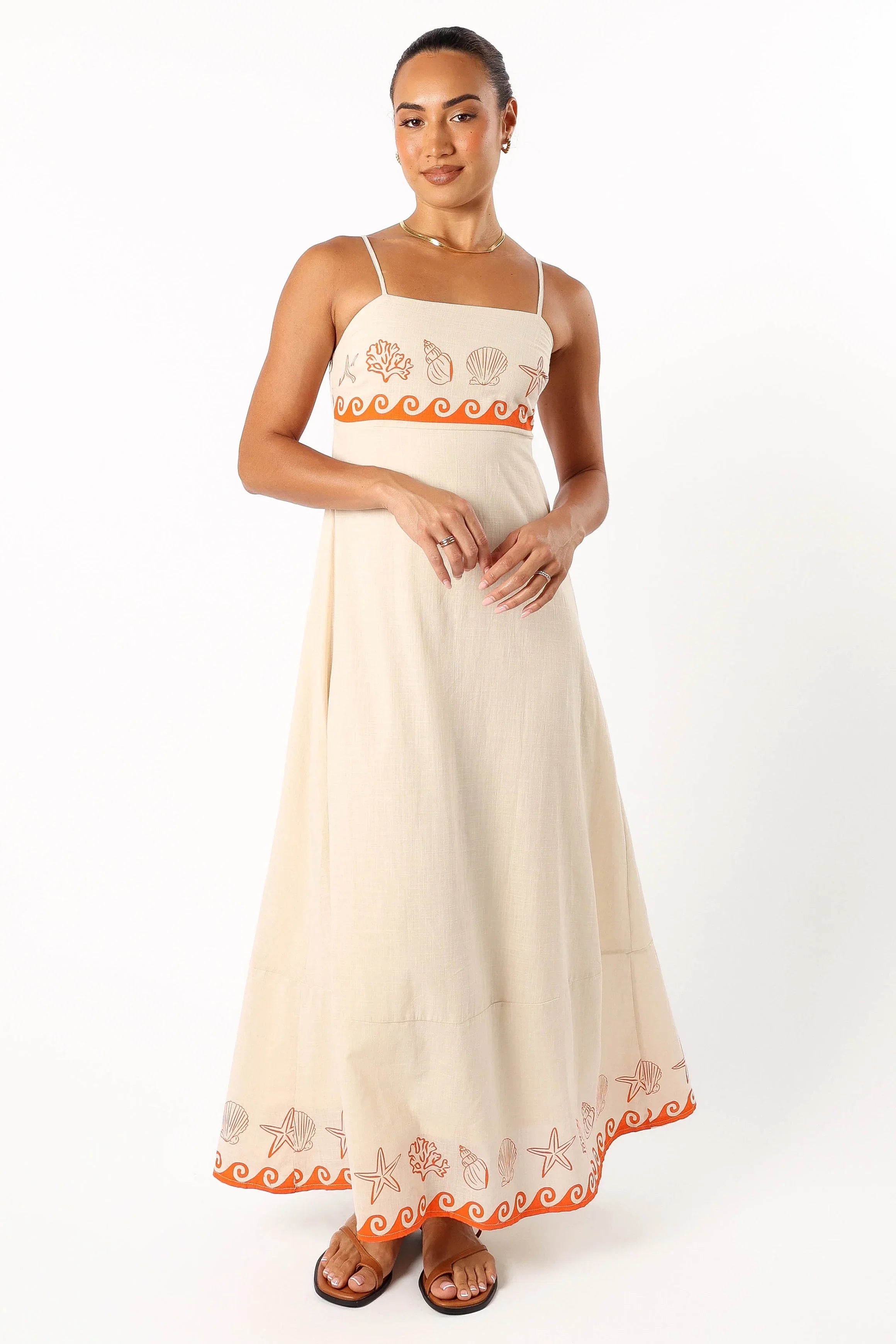 Ceecee Maxi Dress Beige