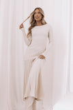 Alison Long Sleeve Maxi Dress Cream