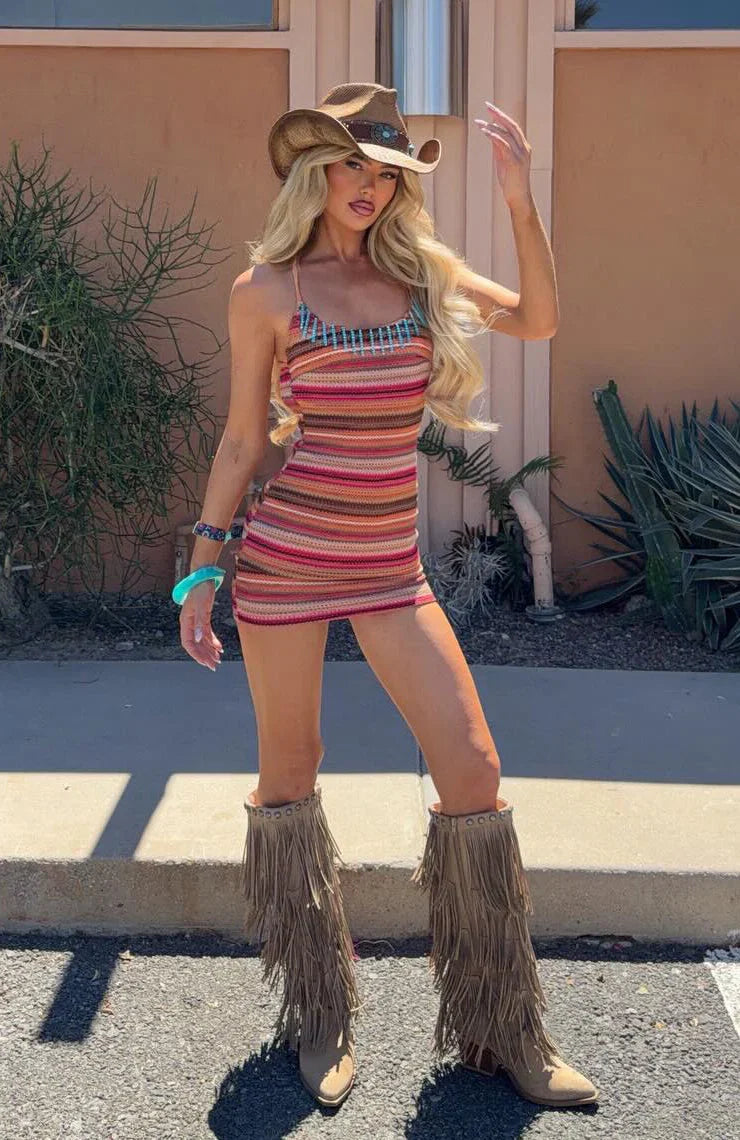 Sunkissed Shores Mini Dress Sunset Session