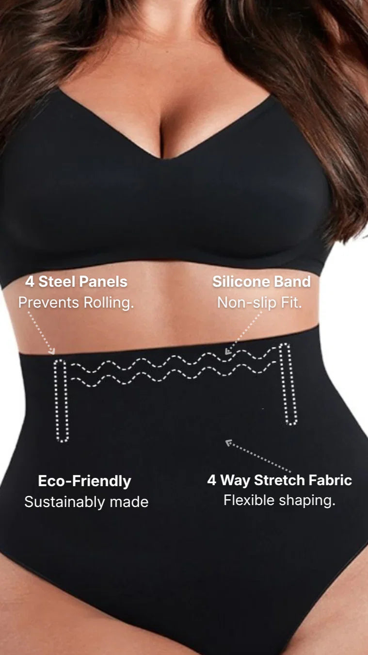 BZEZ Mid Fit Control Brief Bare
