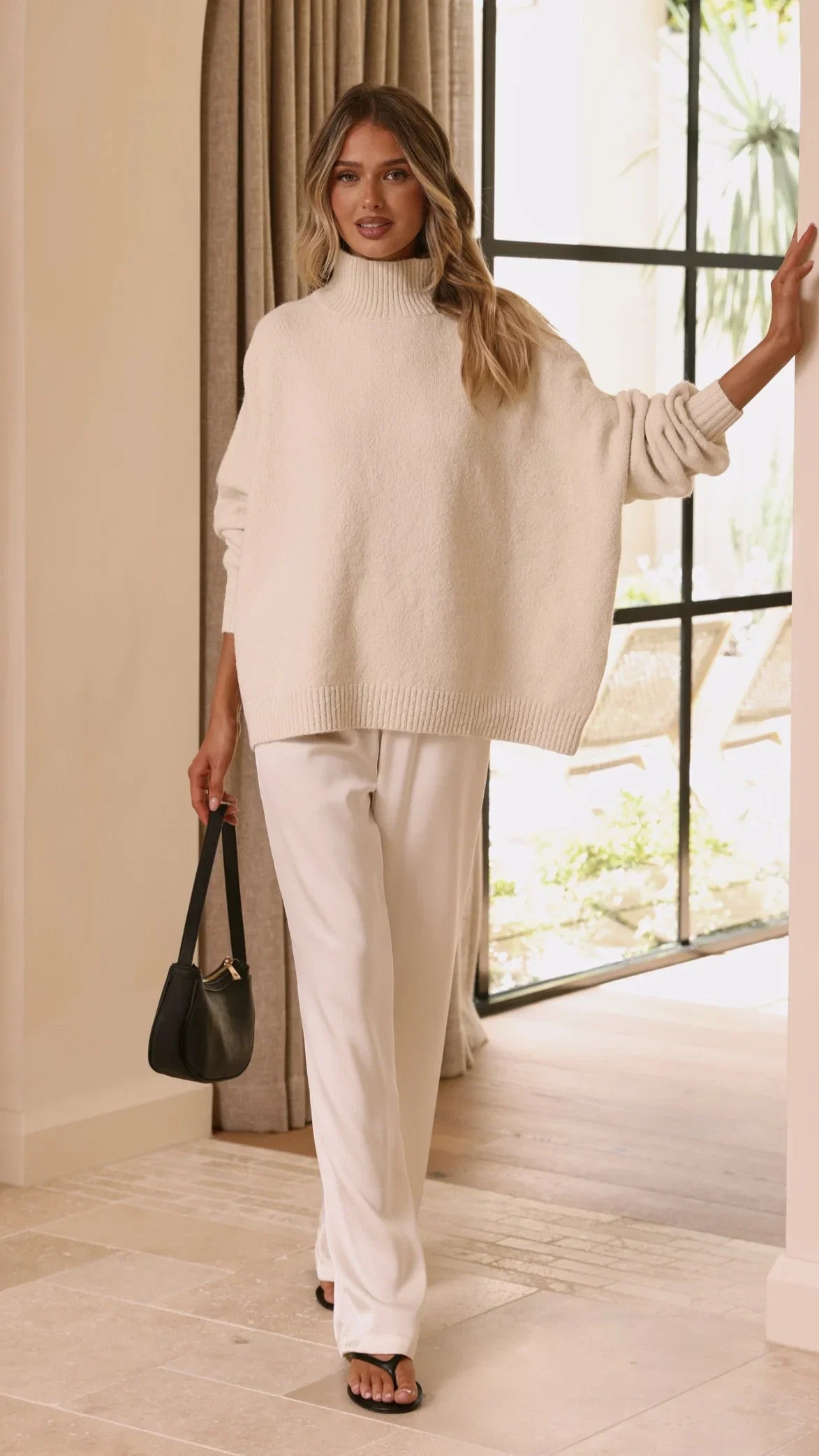 Harita Knitted Sweater Cream
