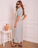 Annabelle Striped Wide Leg Jumpsuit