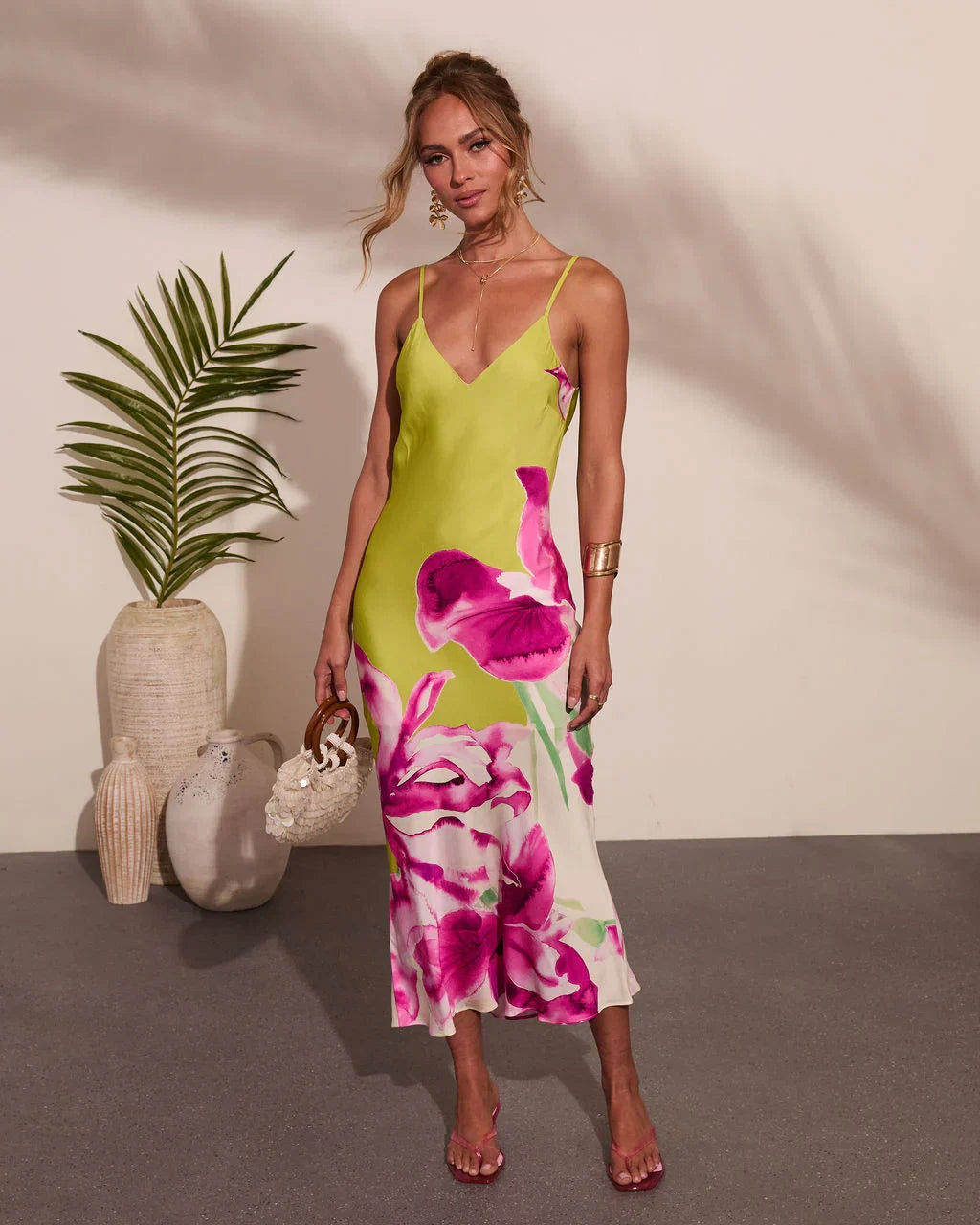 Glow Current Tropical Floral Maxi Dress