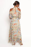 Hilary Pleated Maxi Dress Garden Floral