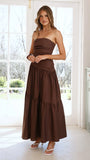 Lola Maxi Dress Chocolate