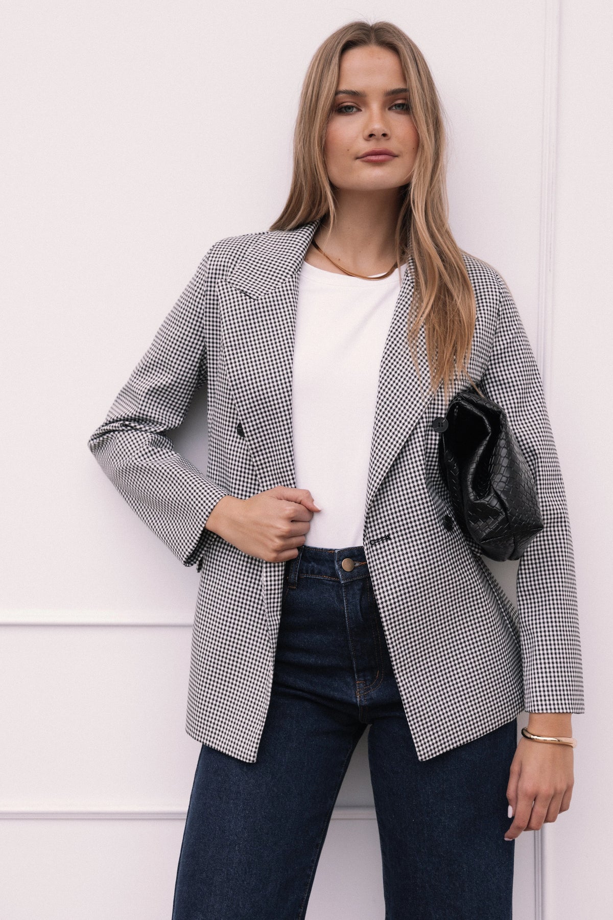 Juliette Blazer Black White