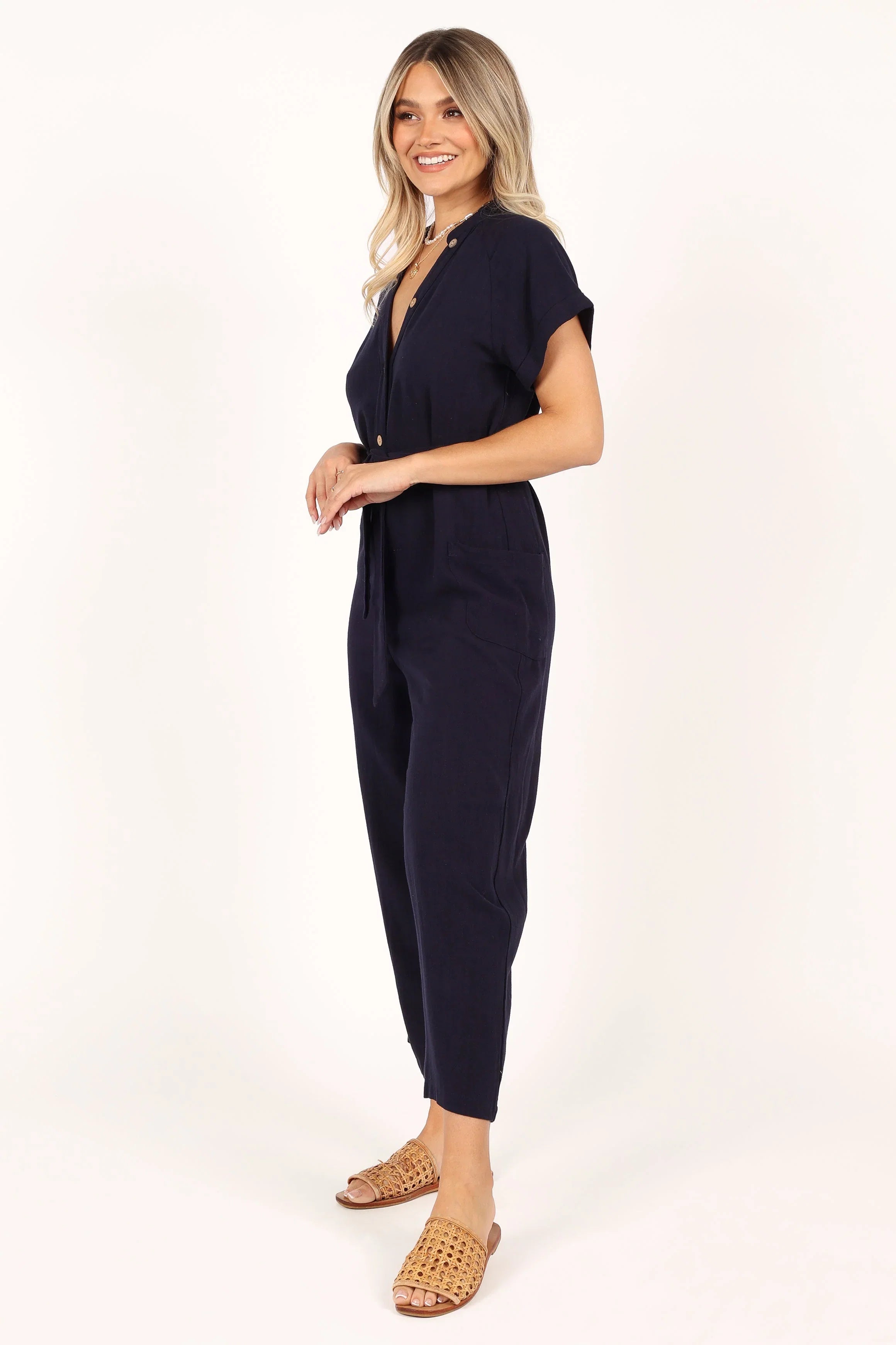 Archie Jumpsuit Navy