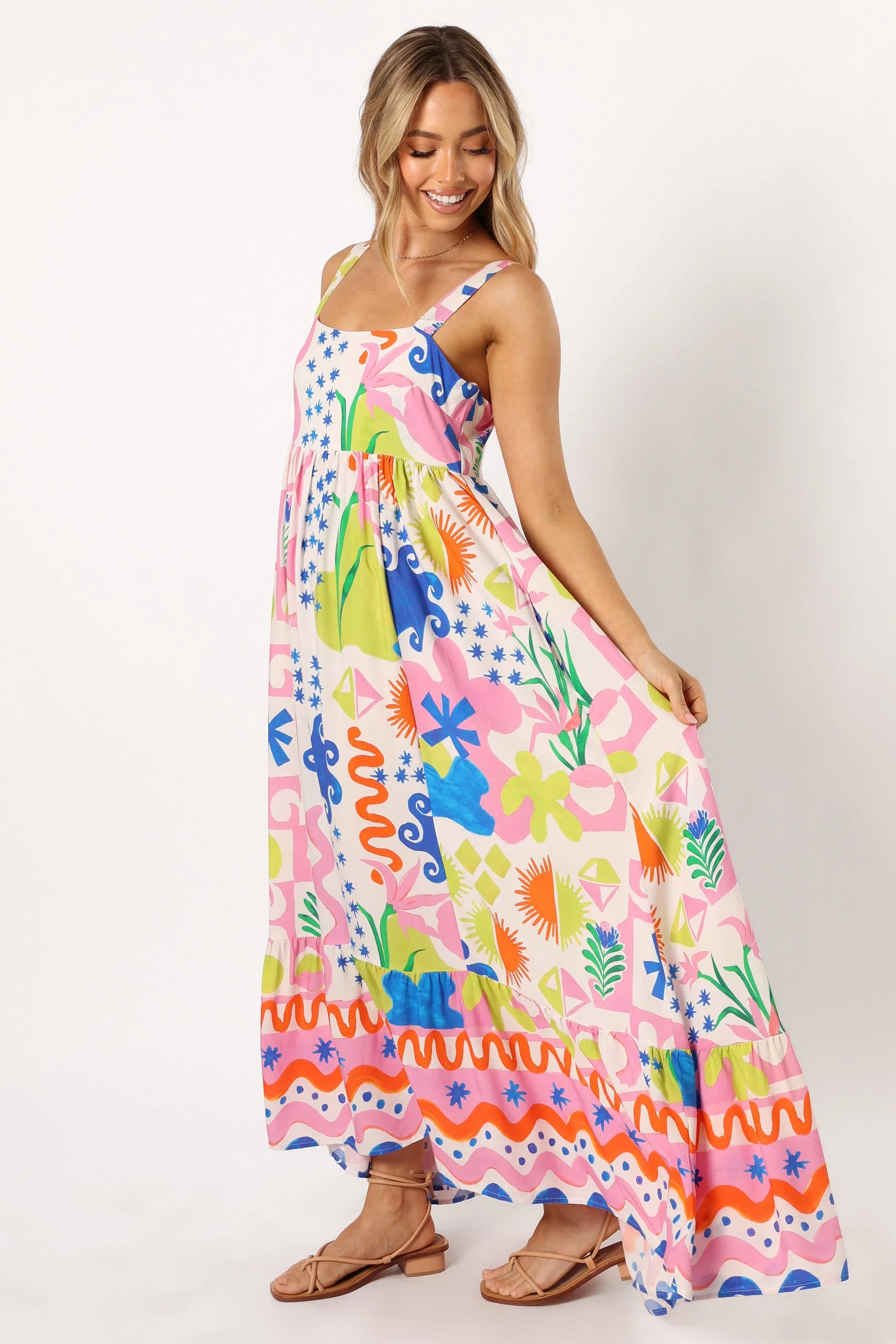 Greer Maxi Dress Mercedes Print